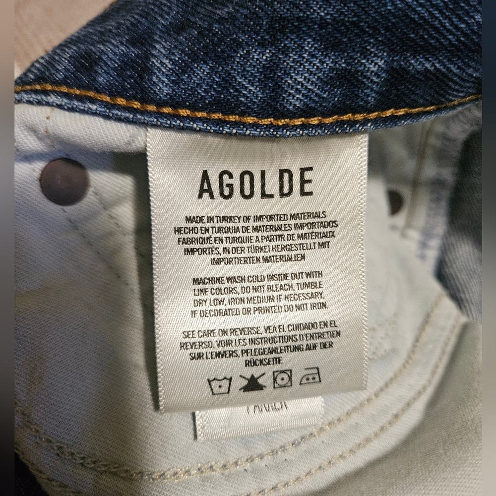 Agolde Button Fly Short - Picture 3 of 5